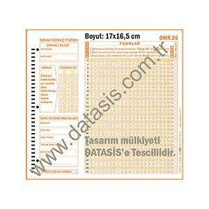 Optik Form(Form-26)