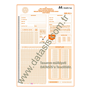 Optik Form (OMR-40)