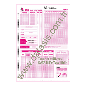 Optik Form (OMR 79)