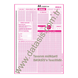 Optik Form Lise (OMR 88/AA)